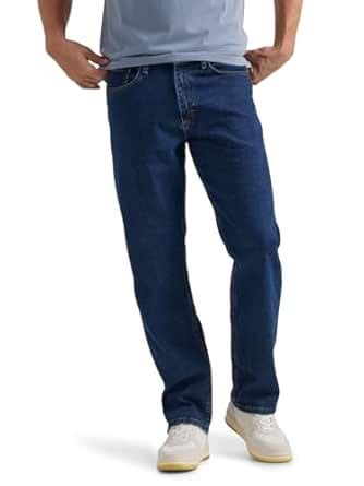 Buy Wrangler Authentics Men's Comfort Flex Waist Relaxed Fit Jean, Dark ...