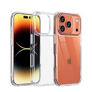 ONES for iPhone 17 Pro Max Slim Case Clear, [PC + TPU Hybrid][Military ...