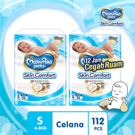 Promo MamyPoko Pants Skin Comfort (EC) - Popok Celana S/M/L/XL/XXL - M ...