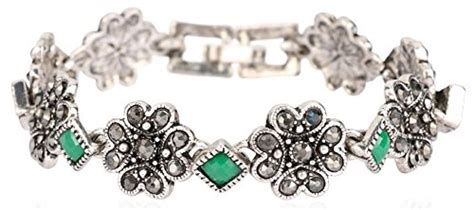 Shining Diva Fashion Oxidized Silver Jewellery Stylish Bracelet for ...