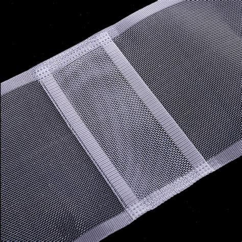 5M-40M Curtain Heading Tape Pencil Pleat Transparent Rod Belt Nylon DIY ...