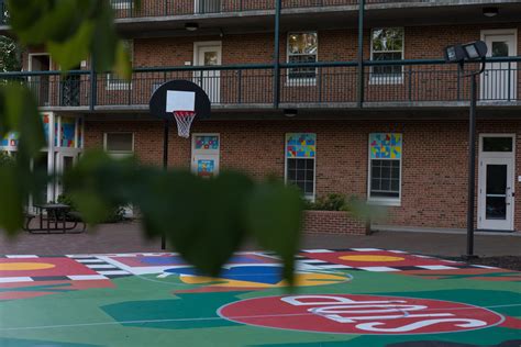 Morrison Residence Hall Basketball court | Nina Chanel Abney