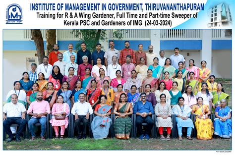 One day training for Part Time Sweepers and Gardeners of PSC at IMG on ...