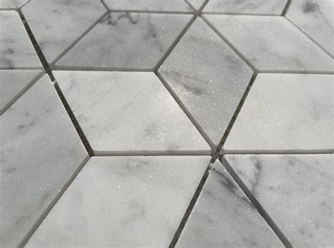 Buy Stone Center Online Carrara White Marble 2x3 Illusion 3D Cube ...
