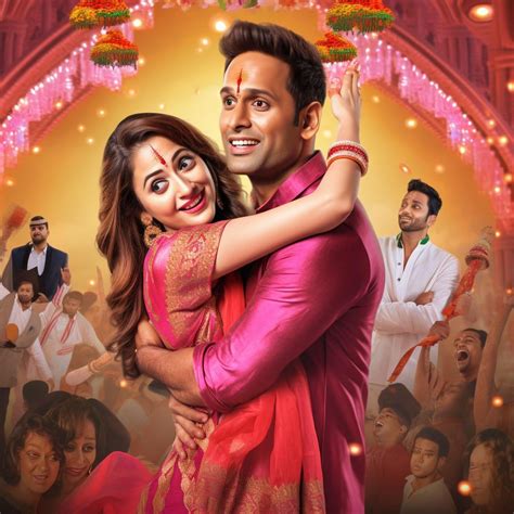 Poster for a romantic comedy set in stereotypical… : r/midjourney