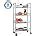 Voroly 4 Tire Rolling Cart Metal Utility Space Saving Kitchen Home ...