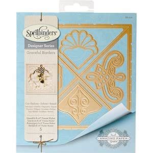 Spellbinders S6-112 Card Creator Graceful 6X6 Frame Maker Etched/Wafer ...