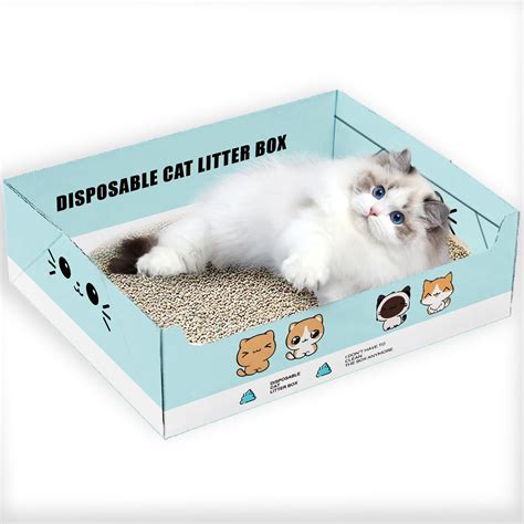Buy Cat Litter Box Disposable Cat Litter Box Portable Cat Litter Tray ...