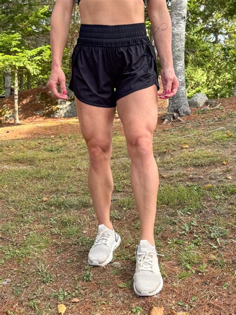 3-inch Inseam Running Shorts | Black | Curves N Combatboots