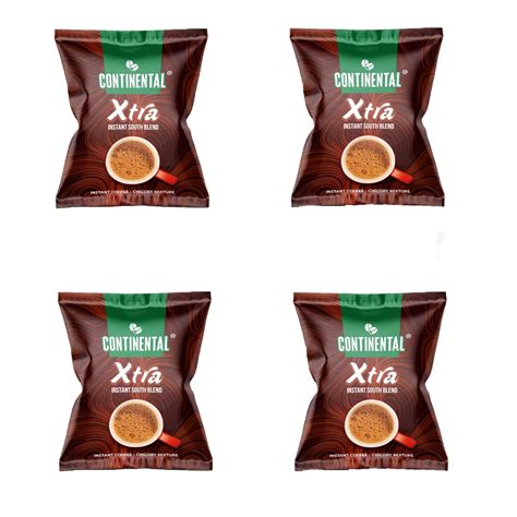 Continental Coffee Xtra Instant Coffee Powder 50G Pouch | Pack Of 4 ...