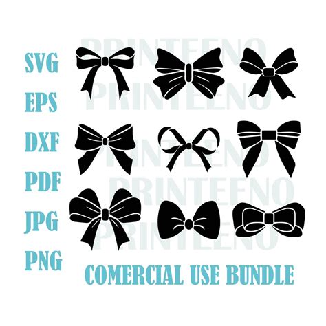 Bow Tie Svg, Bow SVG File, Bow Vector, Bow Clipart, Bow Svg Bundle ...