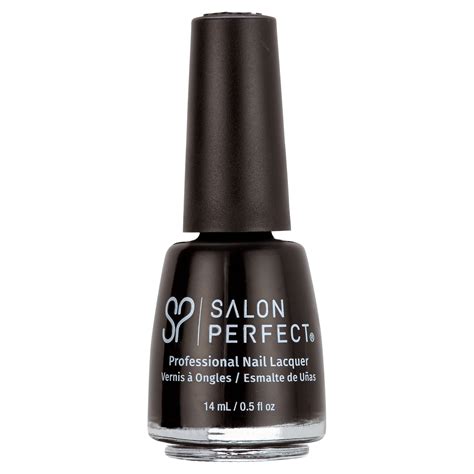 Salon Perfect Nail Polish, 103 Oil Slick, Black, 0.5 fl oz - Walmart.com