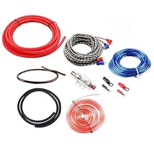 Etopar Car Amplifier Wiring Kit Audio Subwoofer AMP RCA Power Cable AGU ...