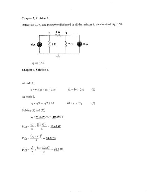 Image result for Circuit Analysis Problems and Solutions