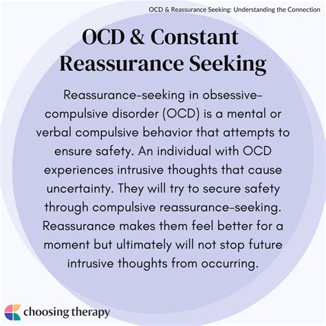 OCD Reassurance Seeking: Why Do I Need Constant Reassurance?