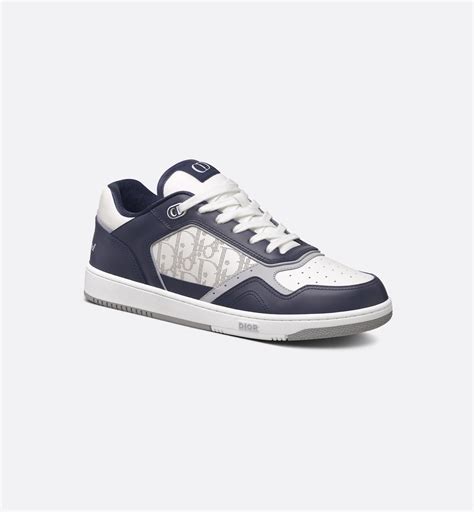 DIOR AND HYLTON NEL B27 Uptown Low-Top Sneaker Navy Blue and White ...