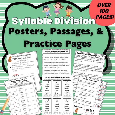 Syllable Division Teaching Guides, Activities, & Stories - Orton ...