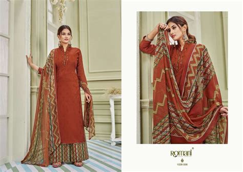 Romani Didaar Catalog Casual Wear Cotton Unstitched Dress Materials