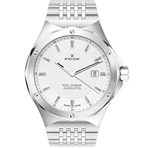 Edox Delfin Analog White Dial Men's Watch-53005 3M AIN : Amazon.in: Fashion
