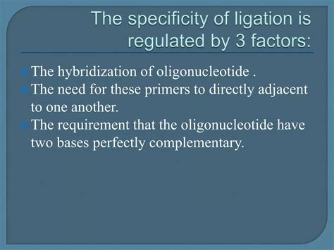Oligonucleotide ligation assay | PPTX