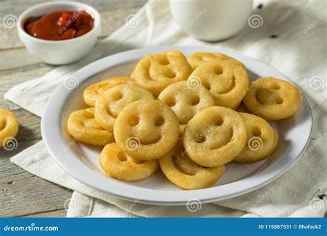 Homemade Smiley Face French Fries Stock Image - Image of crunchy ...