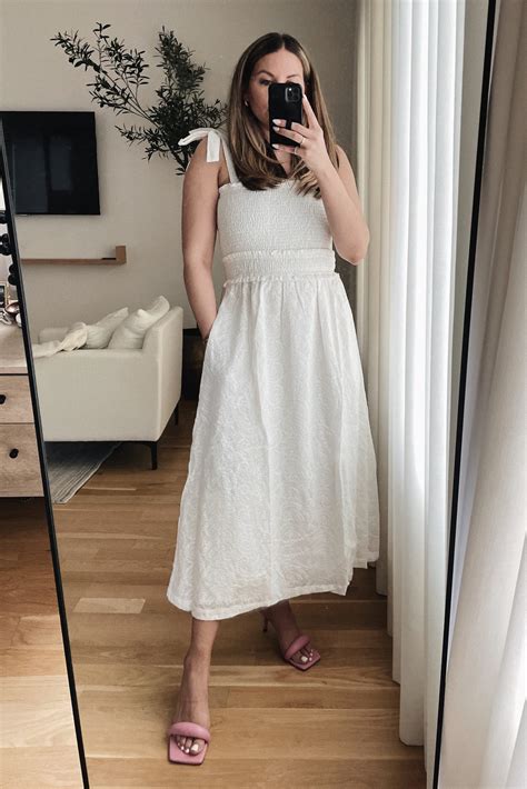 White Casual Dress For Women