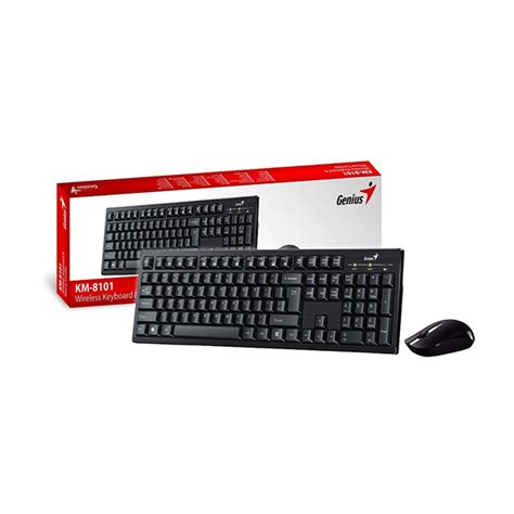 Set tastatura i miš 2.4GHZ BLK SER KM-8101 Genius 31340014406 | Volim ...