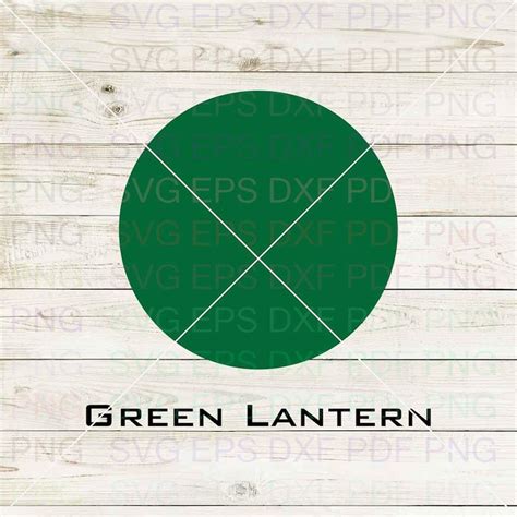 Green Lantern Svg Dxf Eps Pdf Png, Cricut, Cutting file, Vec | Inspire ...