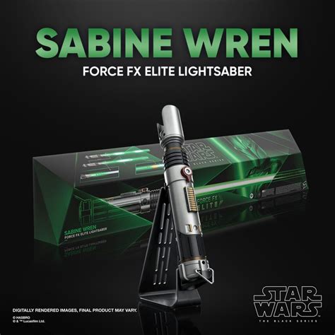 HASBRO - Star Wars The Black Series Force FX Elite Sabine Wren ...