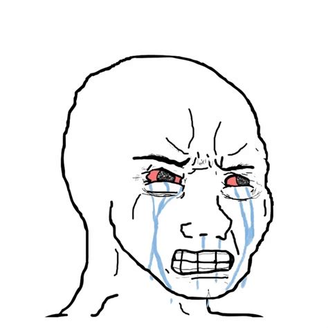 A crying meme that went viral on the internet