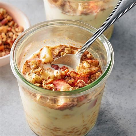 Apple Cinnamon Overnight Oats Recipe