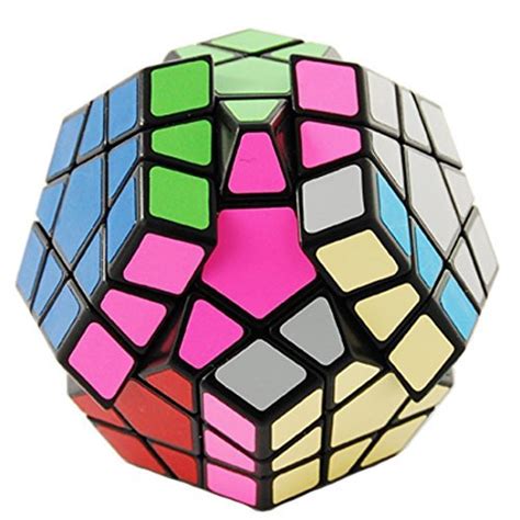LanLan Black Megaminx Puzzle Speed Cube : Amazon.in: Toys & Games