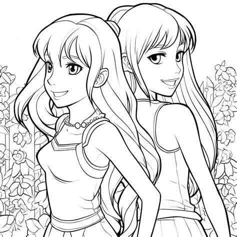 Best Friends Coloring Pages - Jenny Printable