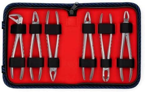 Waldent Atraumatic Extraction Instruments Forceps Kit – Set of 6 (K1/5 ...