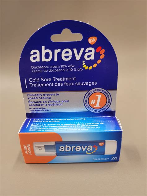 ABREVA COLD SORE TREATMENT 10% CREAM PUMP | Medicine Shoppe Online