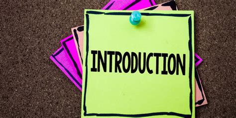 Image result for Introduction Script Template