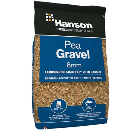 Bagged Pea Gravel 3/8 in. (1/2 cu. ft. bag) | SiteOne