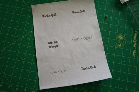 Image result for Making Quilt Labels Using Freezer Paper