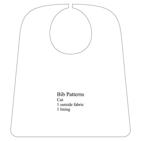 Image result for Free Bib Patterns