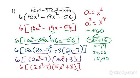Image result for How to Factor Using Substitution