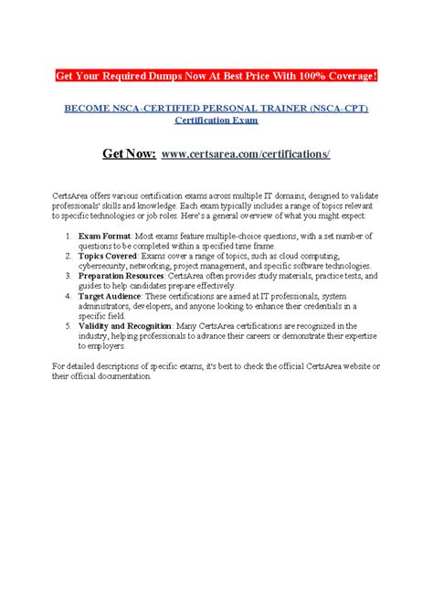 Become NSCA- Certified P Ersonal Trainer (NSCA-CPT) Certification Exam ...