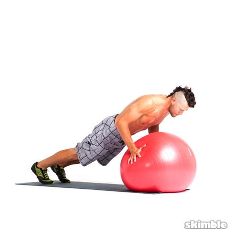 Image result for Push UPS Using Exercise Ball