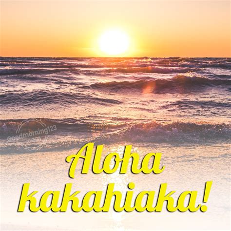80+ Good Morning Wishes Images In Hawaiian With English Translation