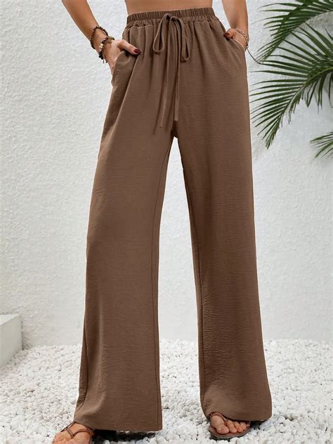 Drawstring Straight Leg Pants | Savana | Bestsellers