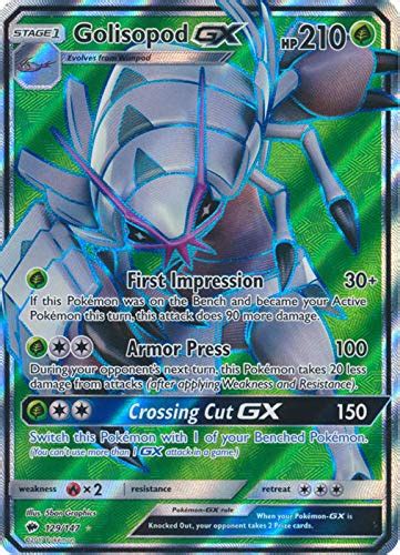 Golisopod-GX - 129/147 - Full Art Ultra Rare - Sun & Moon: Burning ...