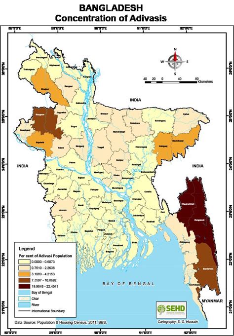 Map Of Bangladesh With Ethnic Groups
