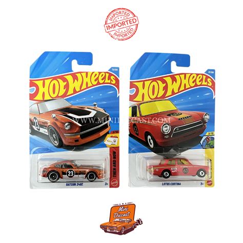 Hot Wheels Mainline (Set of 2) – Datsun 240Z / Lotus Cortina (Imported ...
