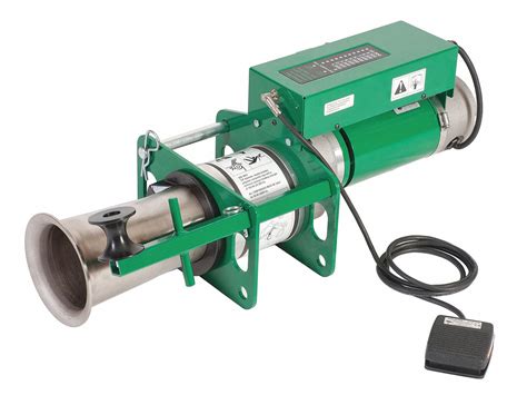 GREENLEE, 10,000 lbf Max Force, 6,500 lbf Max. Continuous, Cable Puller ...