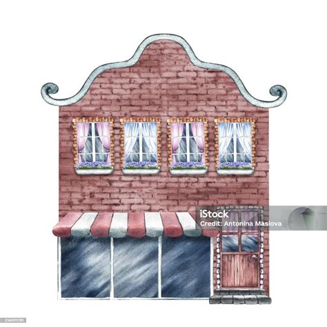 Two-Storey Shop Vector 的图像结果