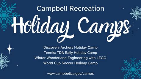 Holiday Break Camps - Register this week! | Downtown Campbell
